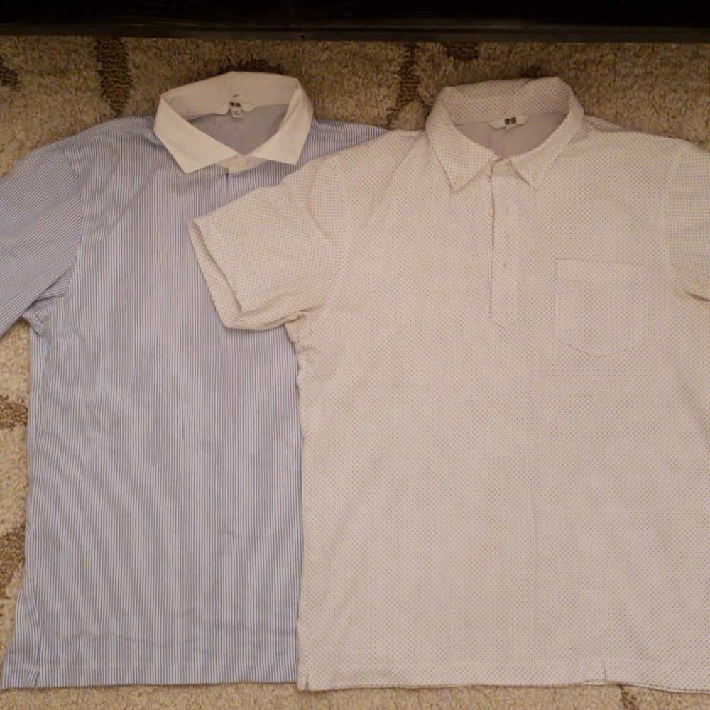 2 Uniqlo Men's Polos